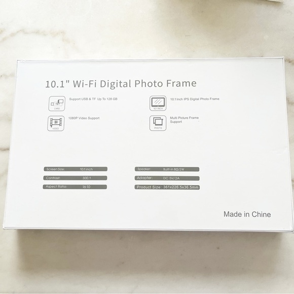 NEW Frameo Digital Photo Frame 10.1” Screen Up To 128GB Storage - Picture 2 of 2